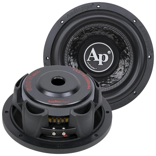 Audiopipe 10″ Shallow Mount Woofer 300W RMS/600W Max Single 4 Ohm Voice Coil