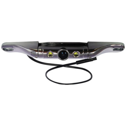 Boyo VTL402CLS Short-Bar License Plate CMOS Color Camera, Chrome Finish