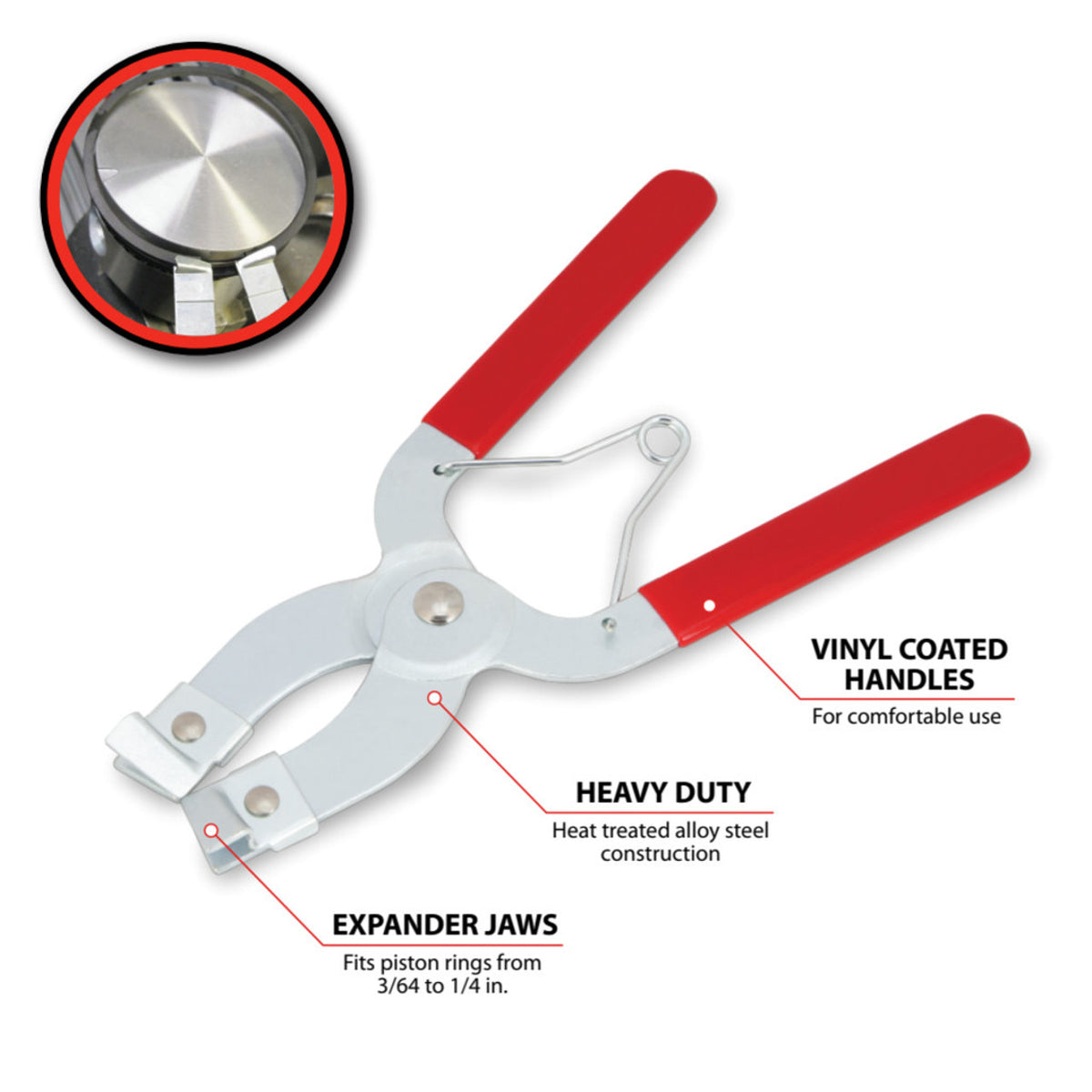Performance Tool Piston Ring Installer - Compressor Pliers W80575