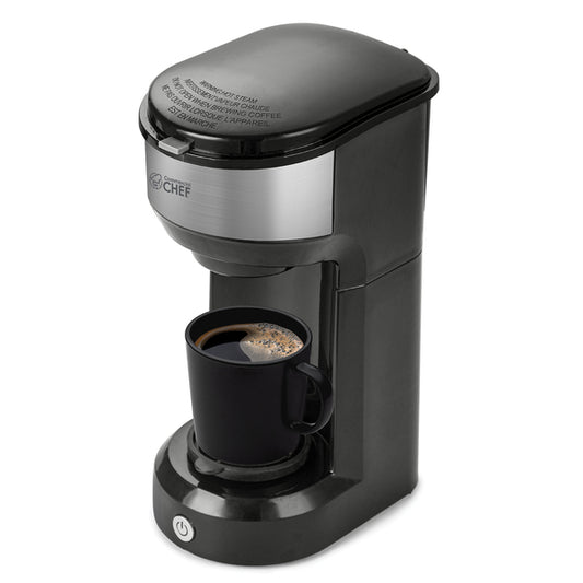 Commercial Chef CHCM1B 13-Oz. Single-Serve 1-Touch Drip Coffee Maker