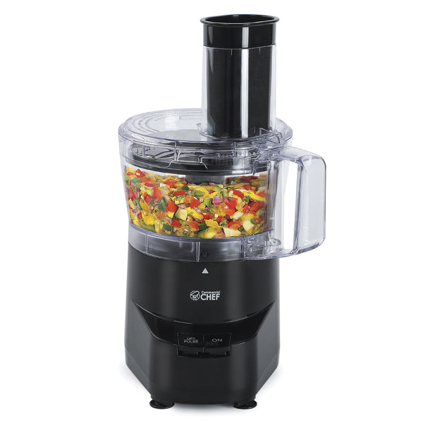 Commercial Chef CHFP4MB 4-Cup 2-Speed Food Processor, Black