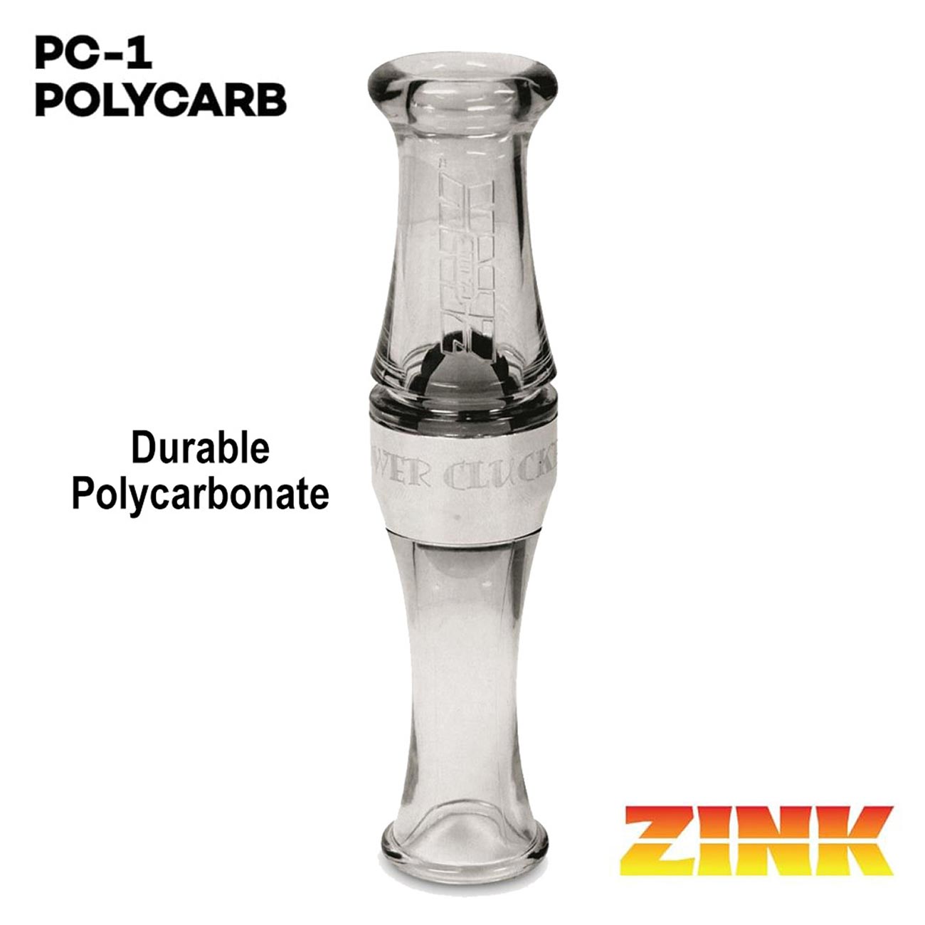 ZINK ZNK859 PC-1 Polycarb Gun Smoke Power Pak - Goose Call