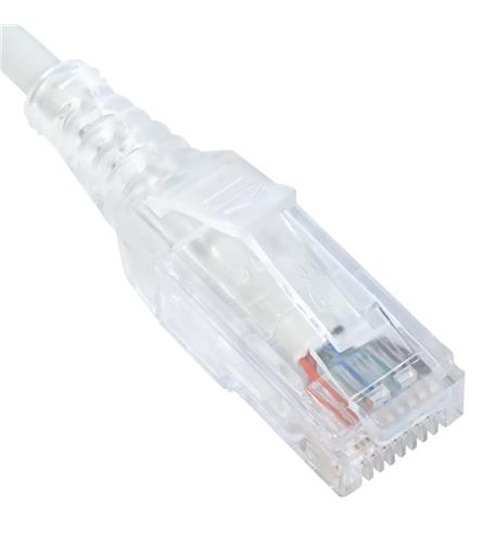 Icc ICPCSY03WH Patch Cord, Cat 6 Slim Clear Sr 10pk 3f