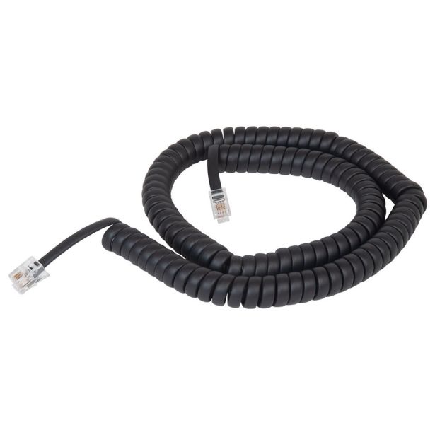 GCHA444025-FFB 25' FLAT BLACK Hand Cord