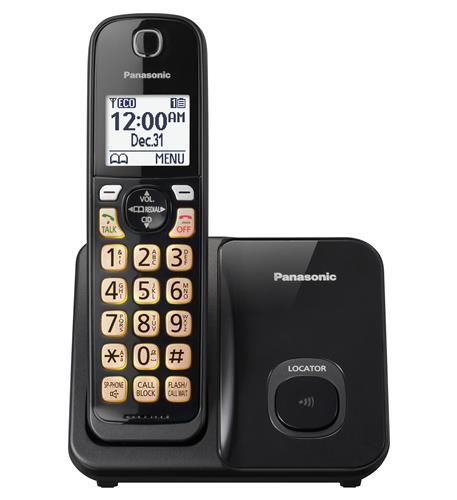 Panasonic consumer TGD610B Cordless Telephone In Black