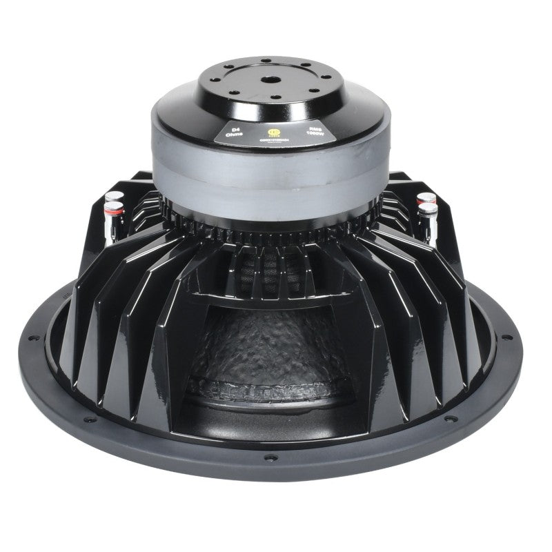 OG Audio  WX 15" 1000 Watts RMS Dual 4 ohm Silver Subwoofer