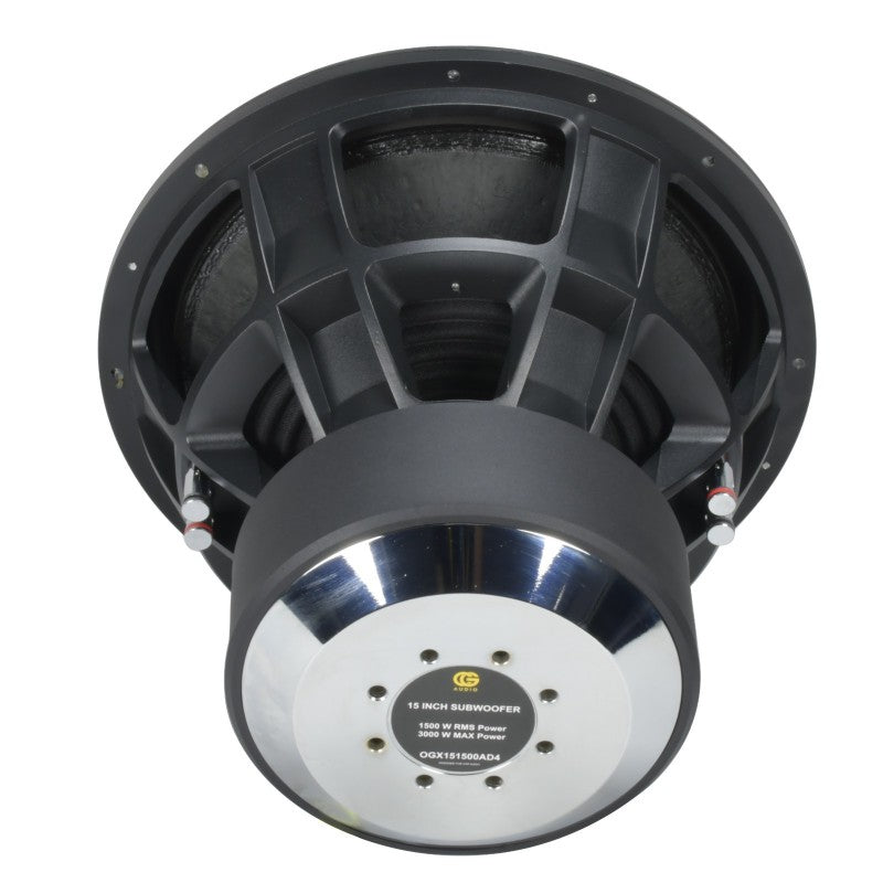 OG X 15" 1500 Watts RMS Dual 4 ohm Subwoofer