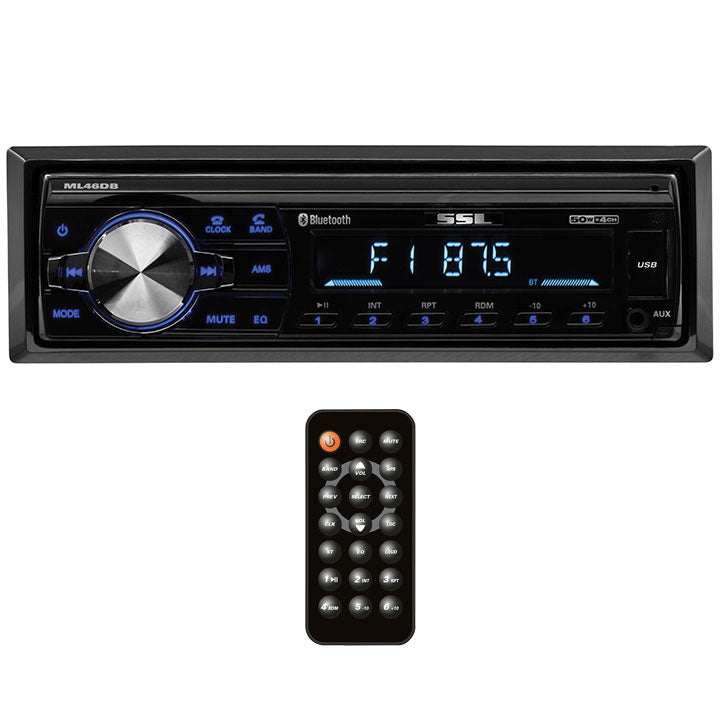 SoundStorm ML46DB Mechless MP3 Bluetooth Car Stereo Receiver