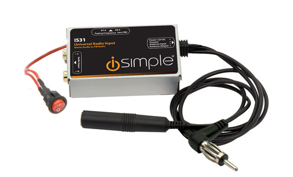 PAC IS31 Universal Radio input FM Modulator USB dash or face mount