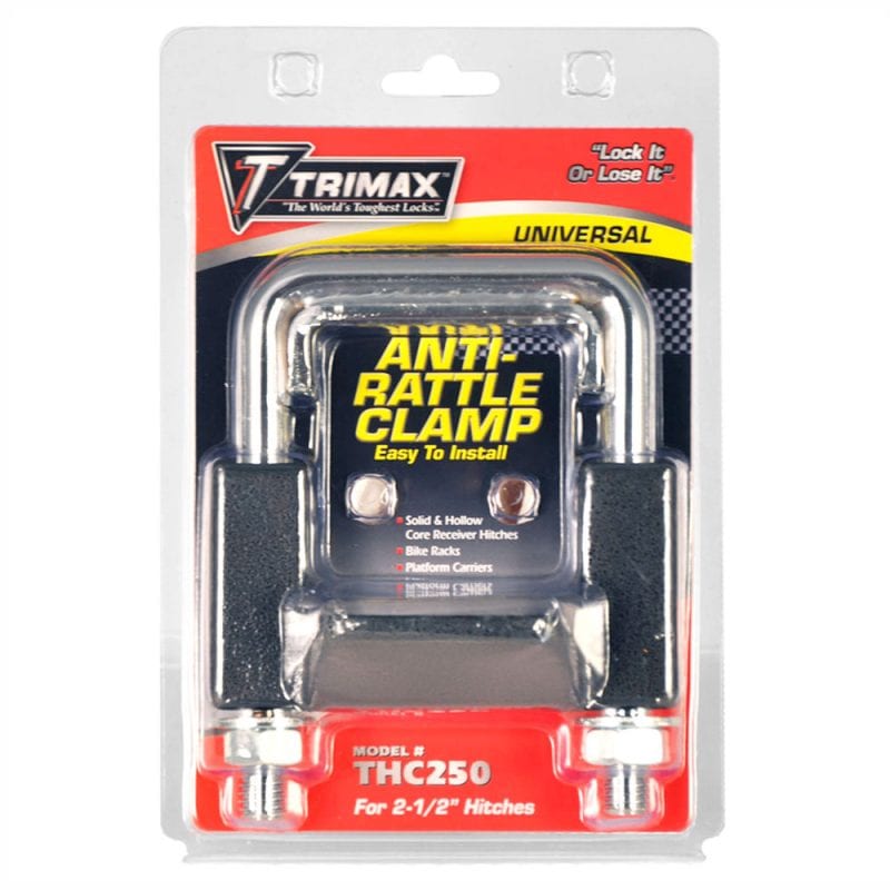 Trimax THC250 Universal Anti-Rattle Clamp, Fits 2-1/2 Hitch