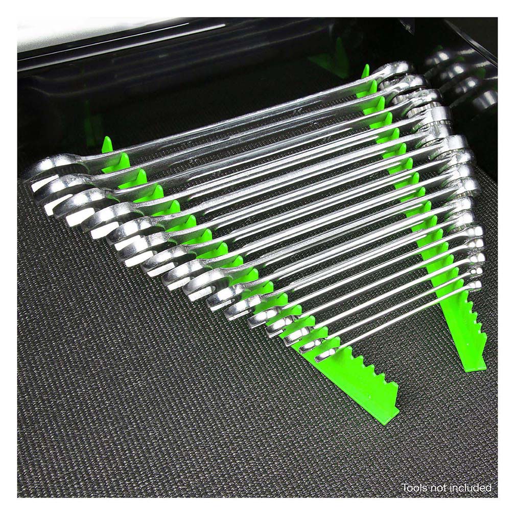 OEM Tools 22217 4-Piece Wrench Holder Set (Green)