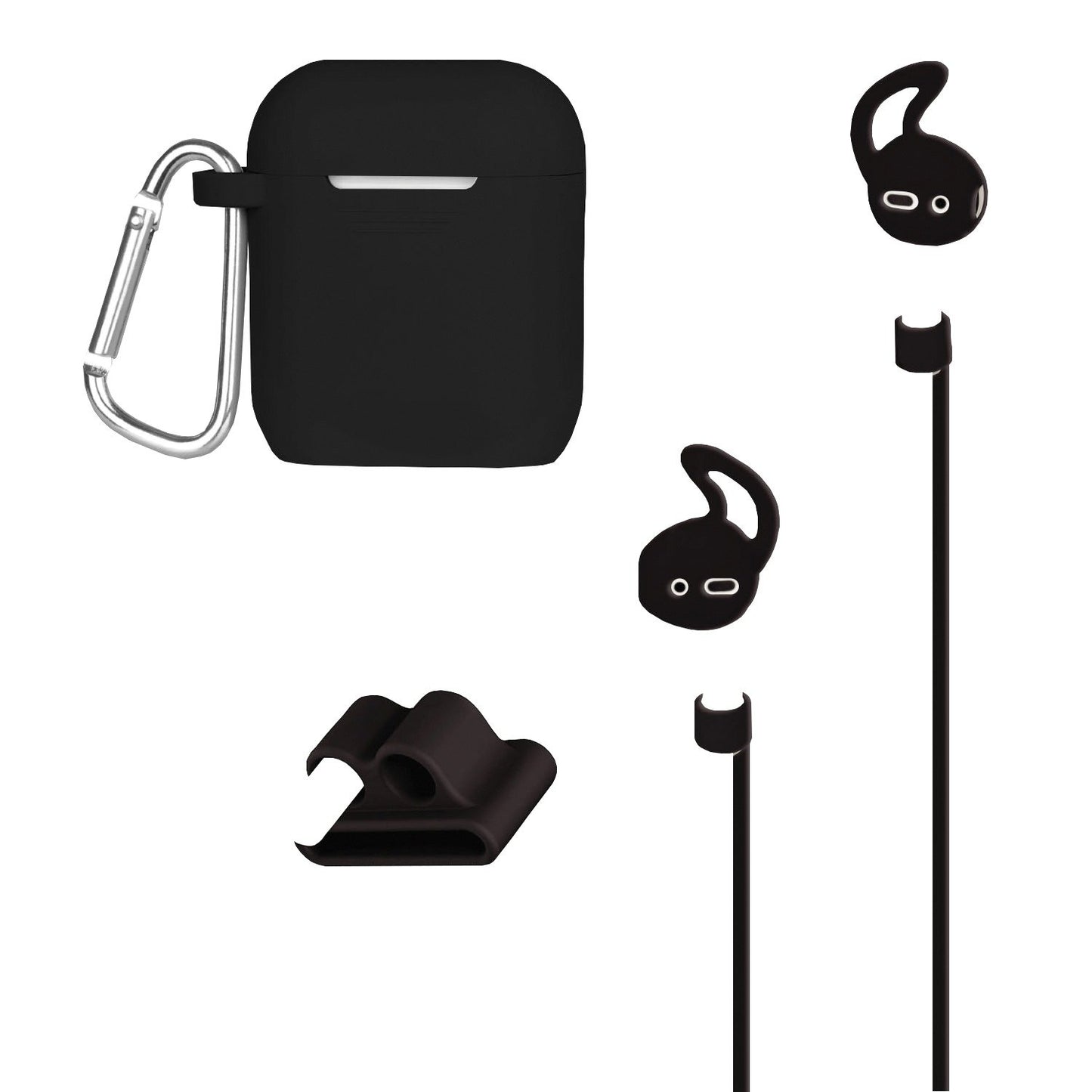 AT&T APCKIT-BLK AirPods Case and Accessories Kit (Black)