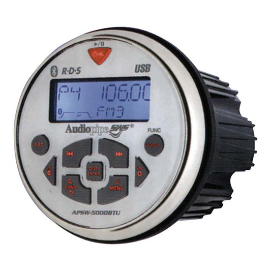 Audiopipe APSW5000BTU Marine AM/FM Player w/ Bluetooth smartphone connection