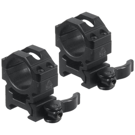 UTG RQ2W1154 1 Inch (2 Pieces) Med Profile LE Grade Picatinny QD Rings 22mm