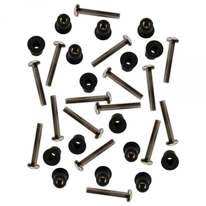 Scotty 013316 Well Nut Kit (16 Pack)