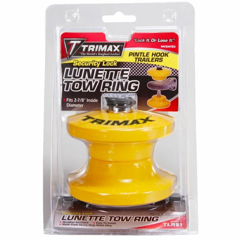 Trimax TLR51 Lunette Tow Ring Security Lock