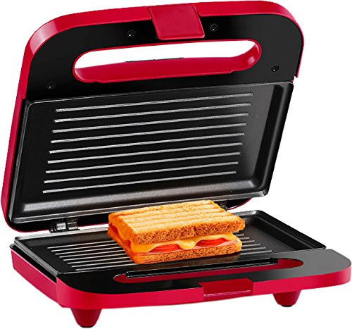 Holstein Housewares HH09125003R 2 Section Grilled Sandwich Maker Red