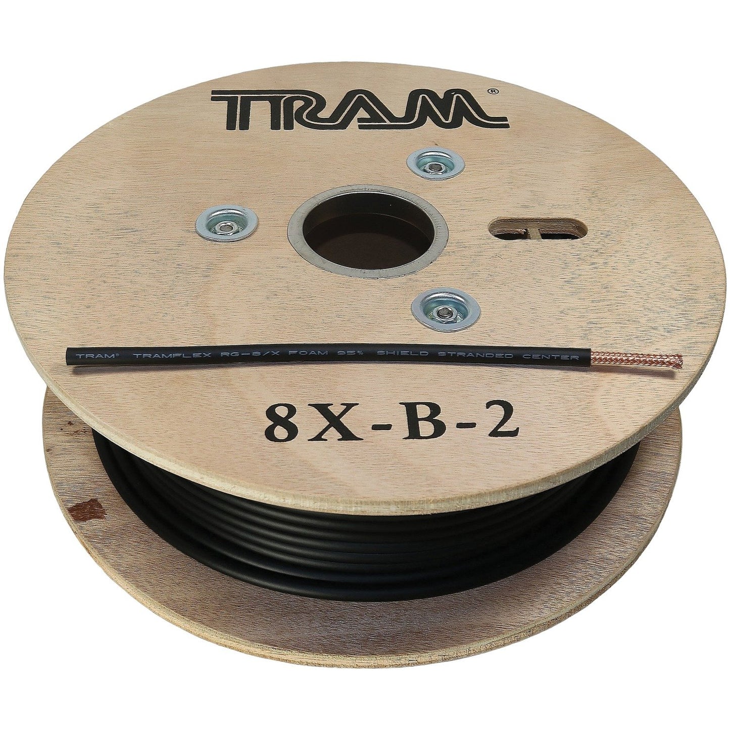 Tram 8X-B-2 RG-8X Tramflex Precision RF Coax Cable (200 Feet)