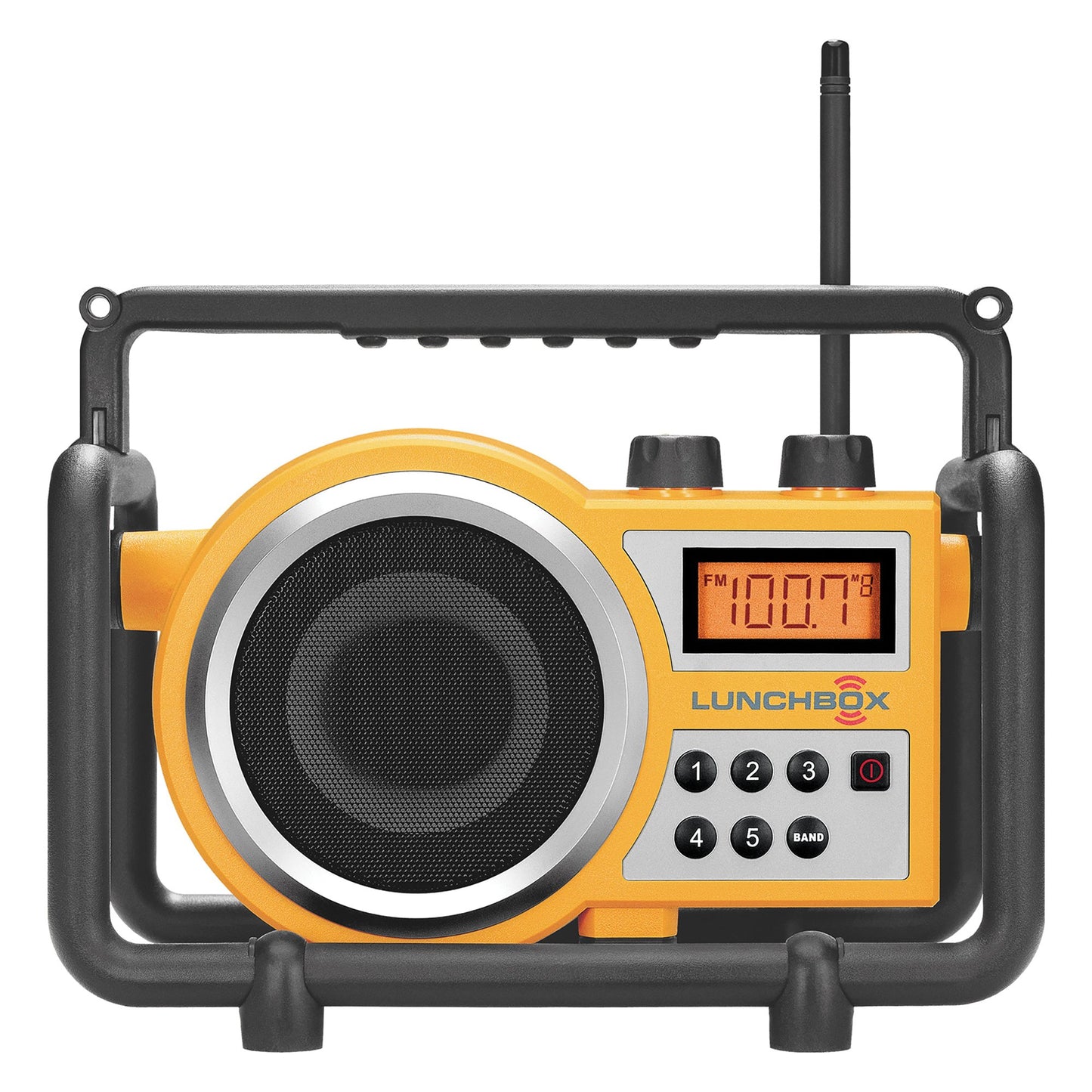 SANGEAN SNGLB100 FM/AM Ultra-Rugged Utility Worksite Digital Radio (Yellow)