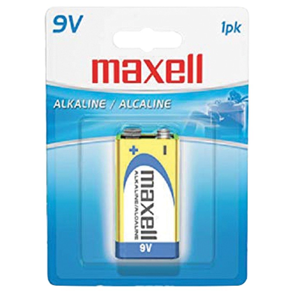 MAXELL 721150 9-Volt Single Alkaline Battery