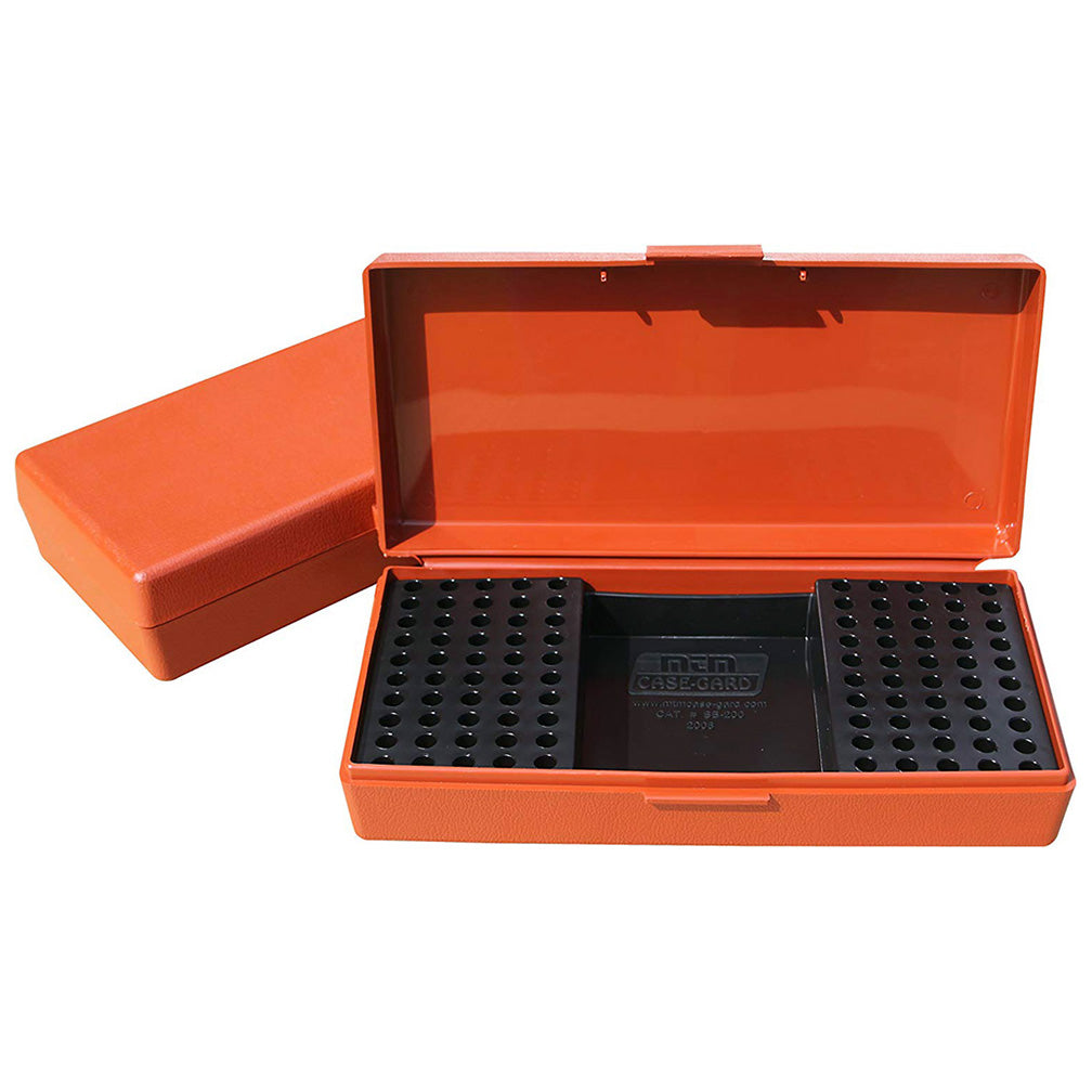 MTM SB20032 Ammo Box 100 Rounds Rimfire  22LR/17 HMR Rimfire (Rust)