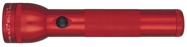 MAGLITE S2D036 2 CELL D  Flashlight Red