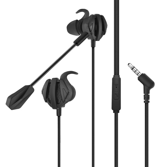 MAXELL 199616 EBV-2 In-Ear Wired Earbuds with Removable Boom Microphone