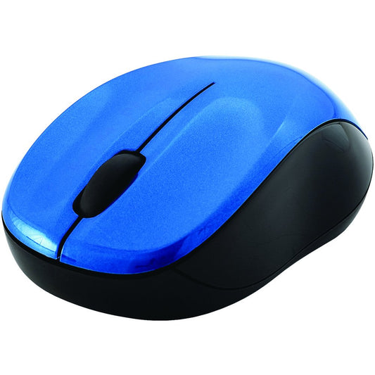 Verbatim 99770 Silent Wireless Blue-LED Mouse (Blue & Black)