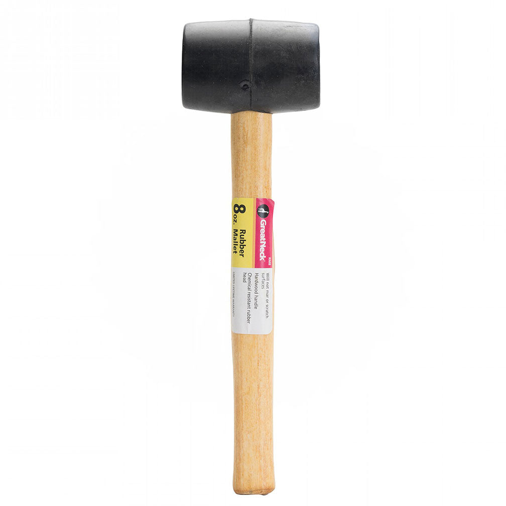 GreatNeck RM8 8 Oz. Rubber Mallet
