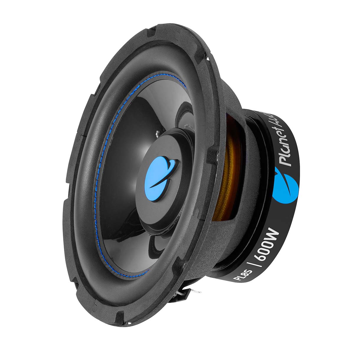 Planet Audio PL8S 8" Woofer - 300W RMS/600W Max, Single 4 Ohm Voice Coil