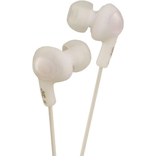 JVC HAFX5W Gumy Plus Inner-Ear Earbuds (White)