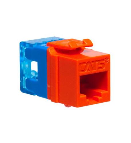 Icc IC107F5COR Module, Cat 5e, Hd, 25 Pk, Orange – Deff Audio