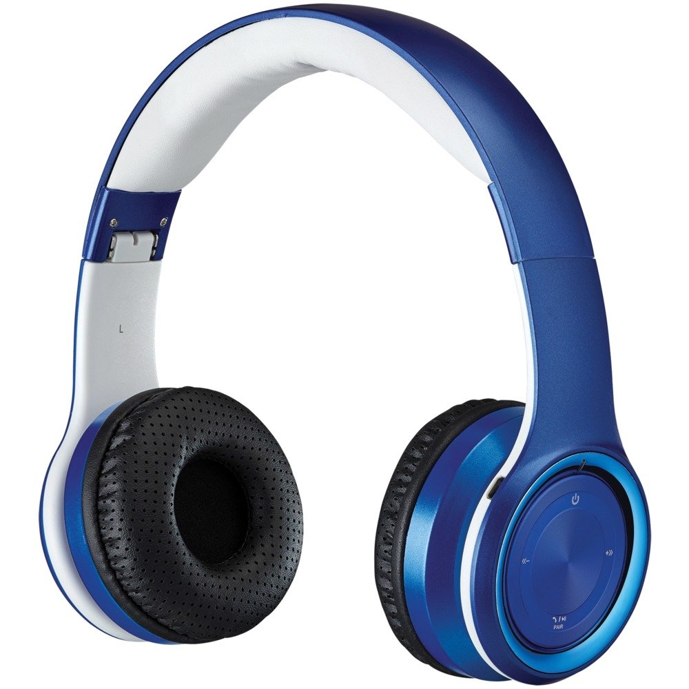 iLive IAHB239BU Bluetooth Over-the-Ear Headphones w/Microphone (Blue)