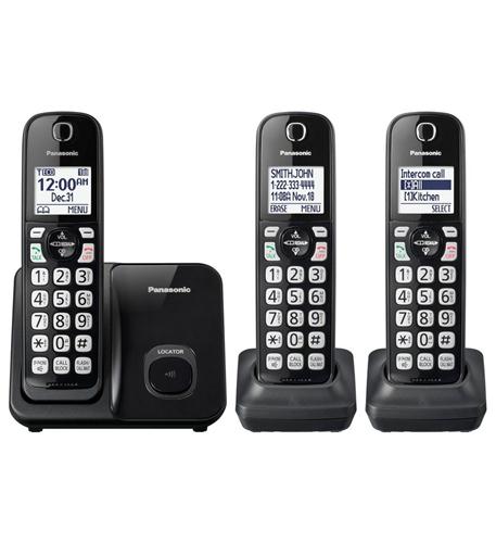 Panasonic consumer TGD513B 3hs Cordless Telephone In Black