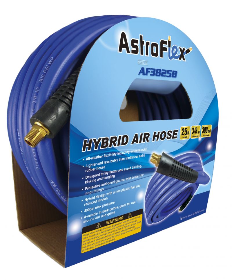 Astro AF3825B Astroflex Hybrid Air Hose 3/8In x 25' Blue