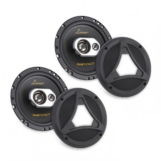 Lanzar DCT65.3 6.5-Inch 200-Watt 2-Way Coaxial Speaker Pair