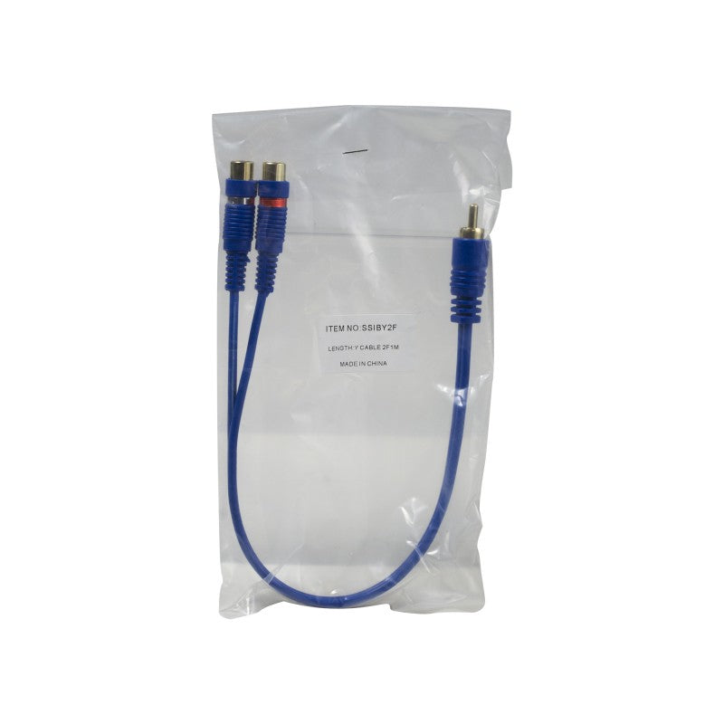 Stinger SSIBY2F Y RCA Cable