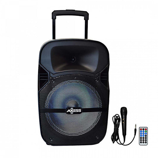 Axess Bluetooth PA Speaker 5000 Watts LEDFM RadiioUSB