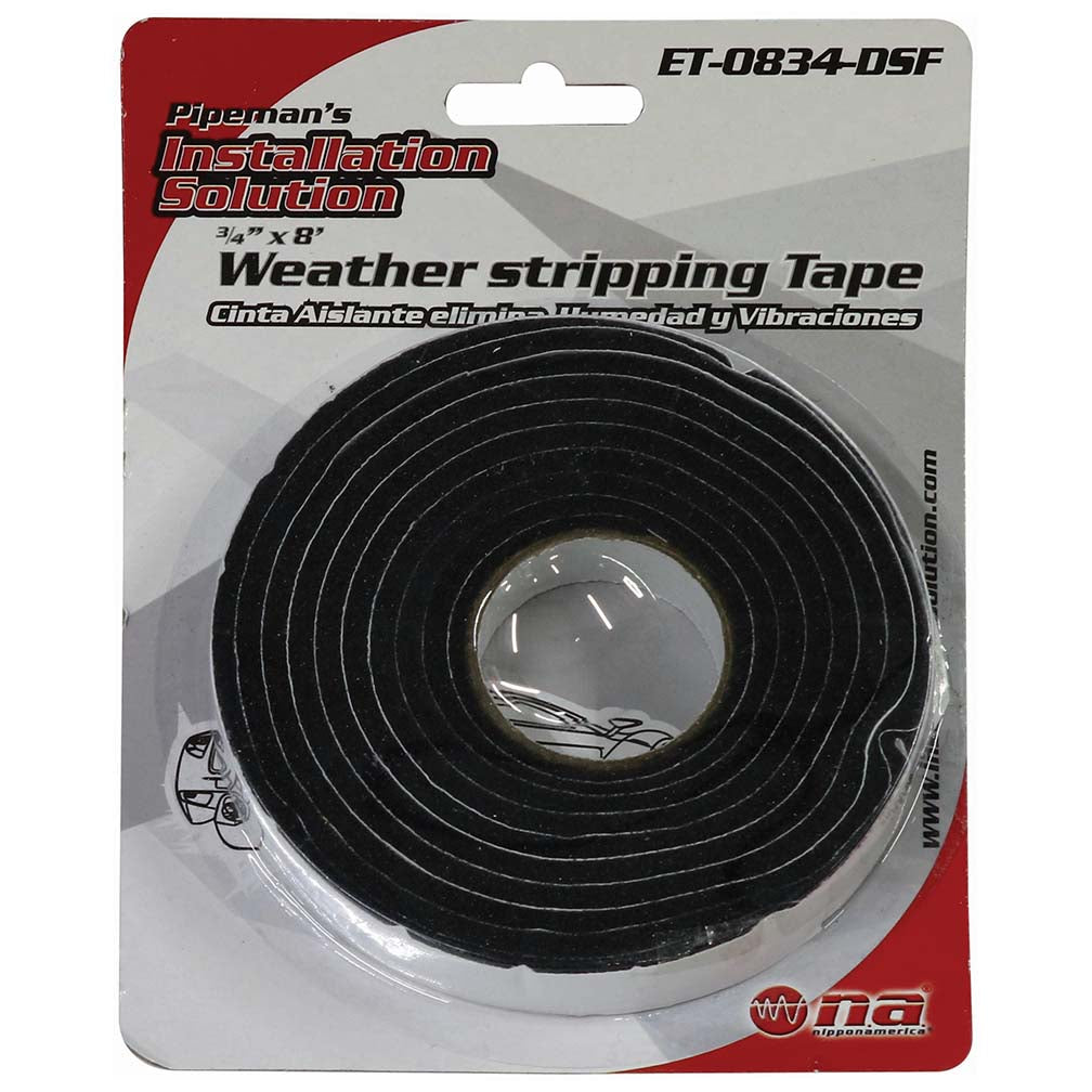 PIPEMAN ET0834DSF 3/4 Weather Stripping Tape (8 feet)