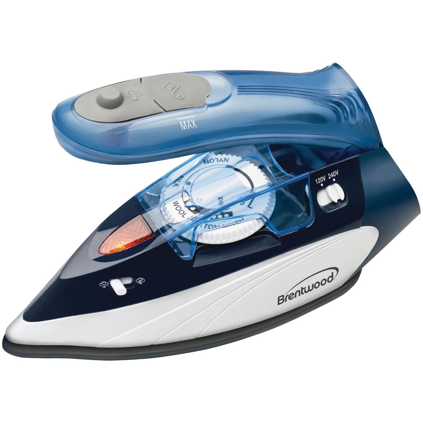 Brentwood Appl. MPI-45 Dual-Voltage Nonstick Travel Steam Iron