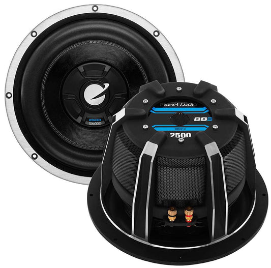 Planet Audio BBD12 Big Bang 12" DVC Woofer 2500W Max 4 Ohm DVC