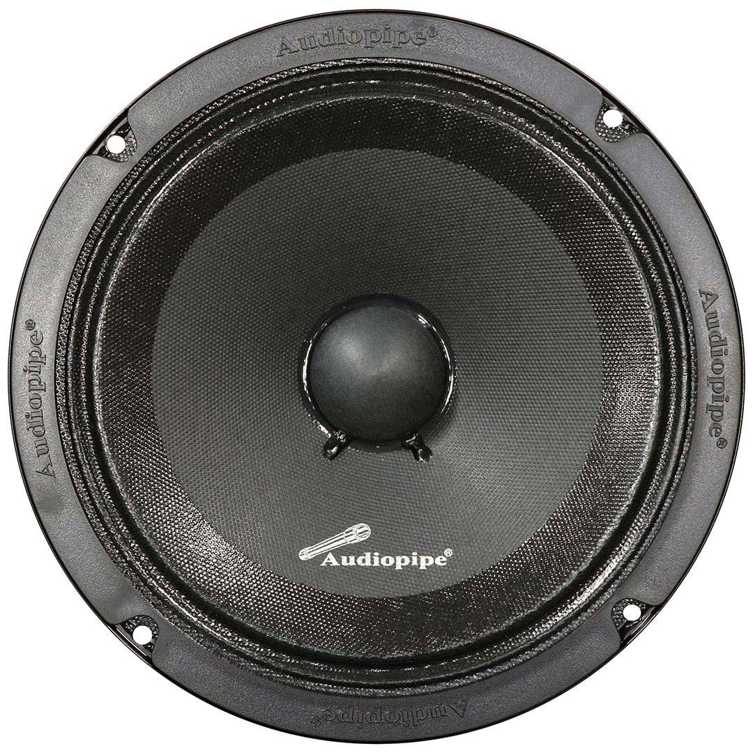 Audiopipe APMB8SBD 8" Low Mid Frequency Speaker, 125W RMS/250W Max, 8 Ohm