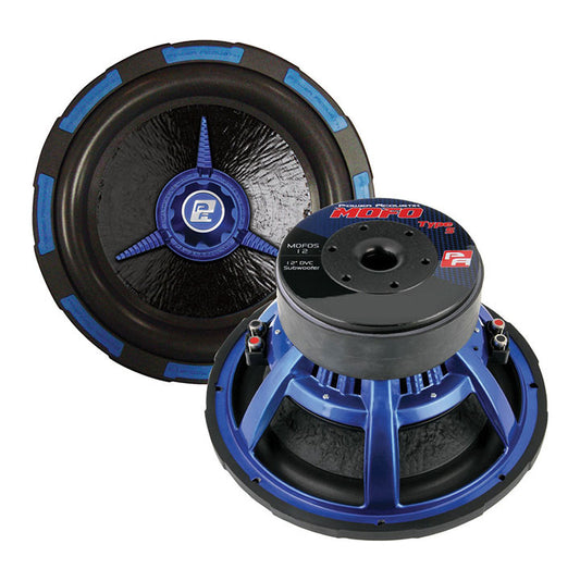 Power Acoustik MOFOS12D2 12" Woofer Dual 2 Ohm 2500W Max