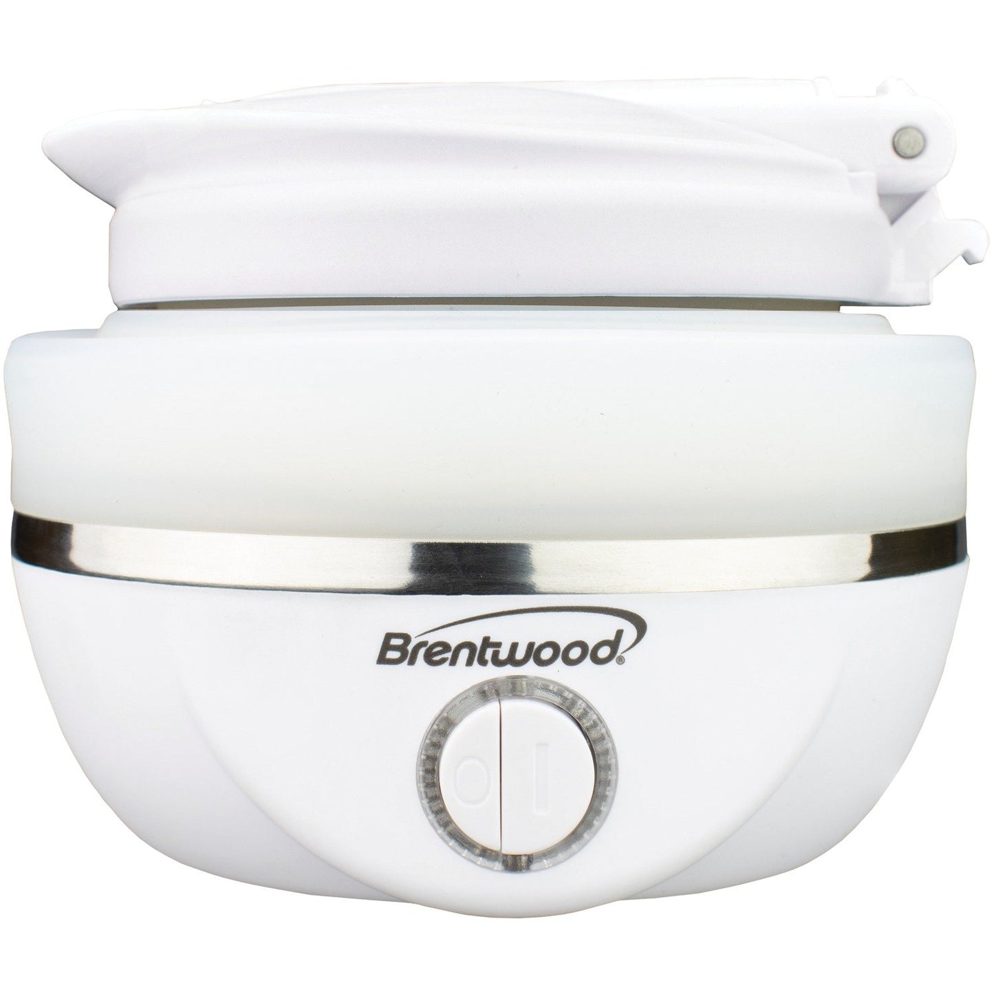 Brentwood Appl. KT-1508W .85Q Dual-Voltage Collapsible Travel Kettle (White)