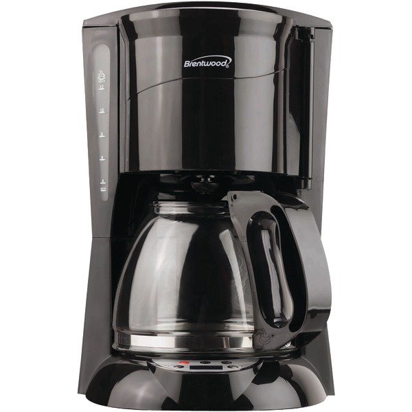 Brentwood Appliances TS-218B 12-Cup Coffee Maker (Black; Digital)