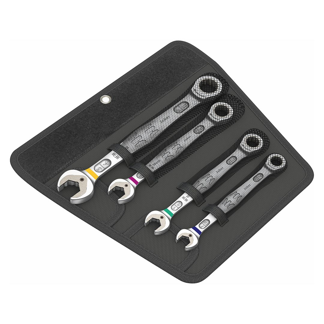 Wera 05073295001 JOKER SAE (Imperial) Ratcheting Combination Wrench (4pc Set)