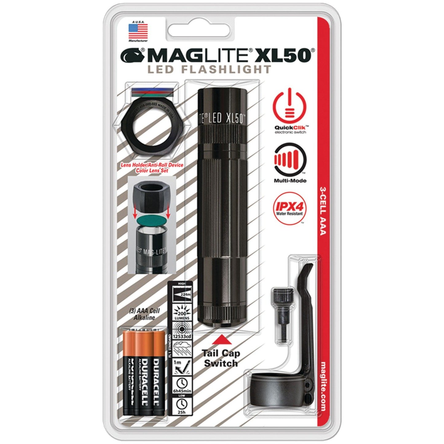 Maglite XL50-S301C 200-Lumen MAGLITE XL50 LED Flashlight