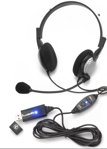 Andrea communications NC185VMUSB High Quality Digital Stereo USB Headset