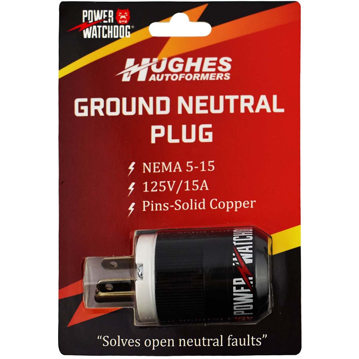 Hughes GNBPLUG Ground Neutral Bonding Plug for Generators with Floating Neutrals