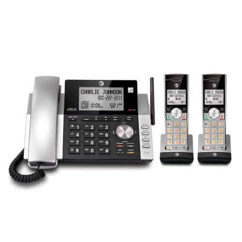 AT&T CL84215 3-Handset Corded/Cordless Answering System